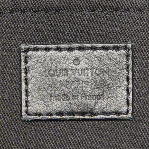 LOUIS VUITTON Black Monogram Leather Backpack main image 12